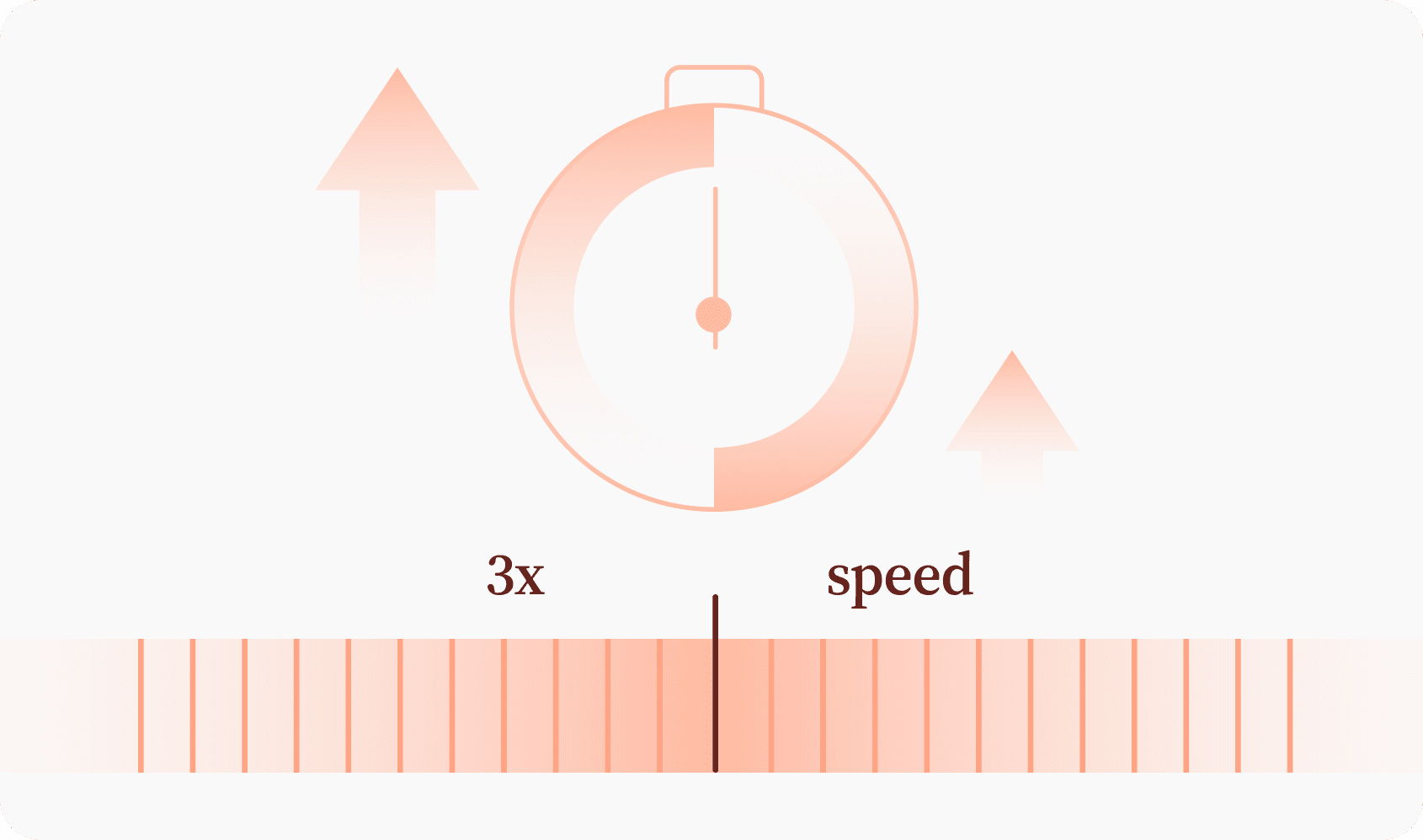 3x speed illustration